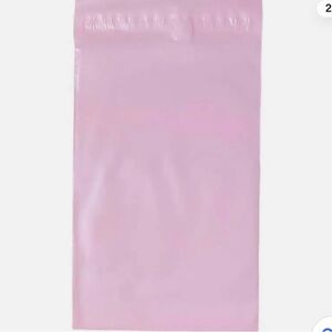 8 of 6" X 9" Light Pink Unlined Poly Mailer Bags Self Seal